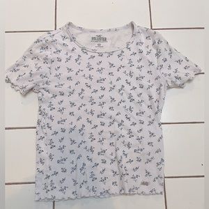 Hollister Ribbed Floral Shirt